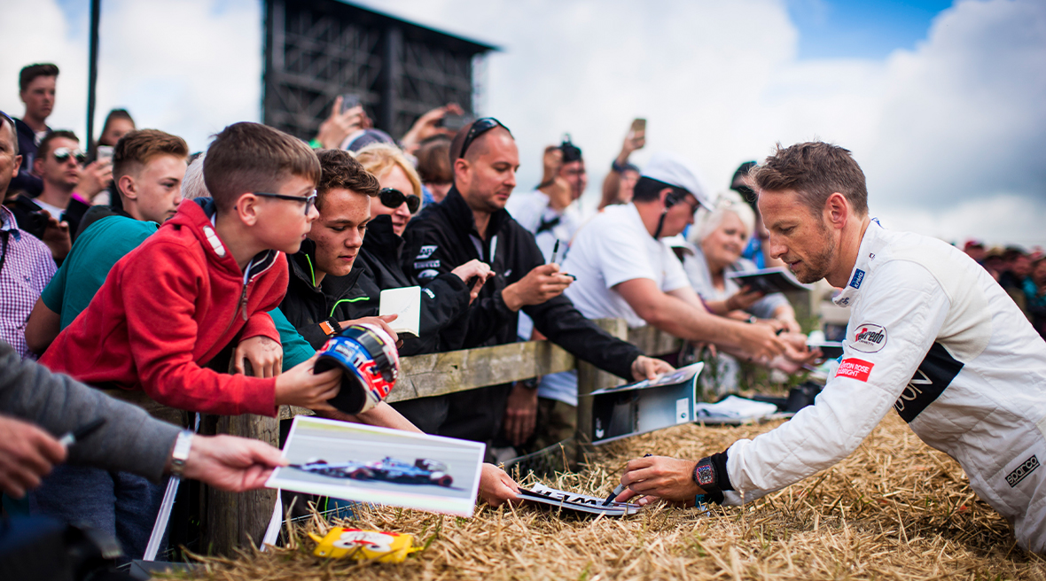 Jenson Button au Festival de vitesse de Goodwood